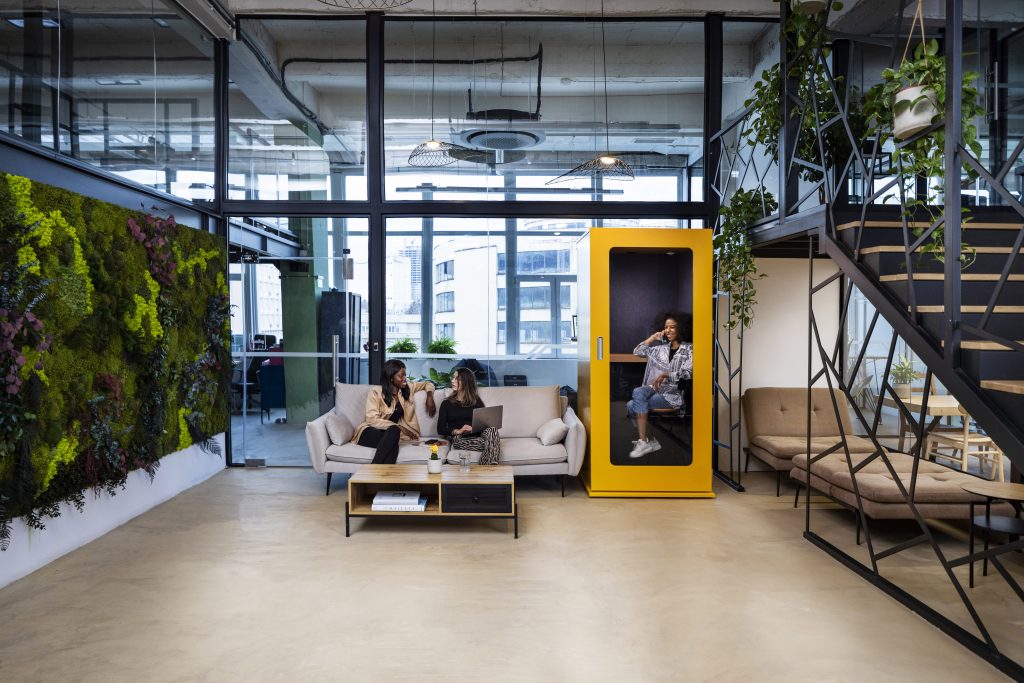 Flexible workspaces need privacy, focus, and a phone booth for your concentration