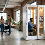 Flexibele werkplekken hebben privacy, focus en een phone booth nodig voor je concentratie
