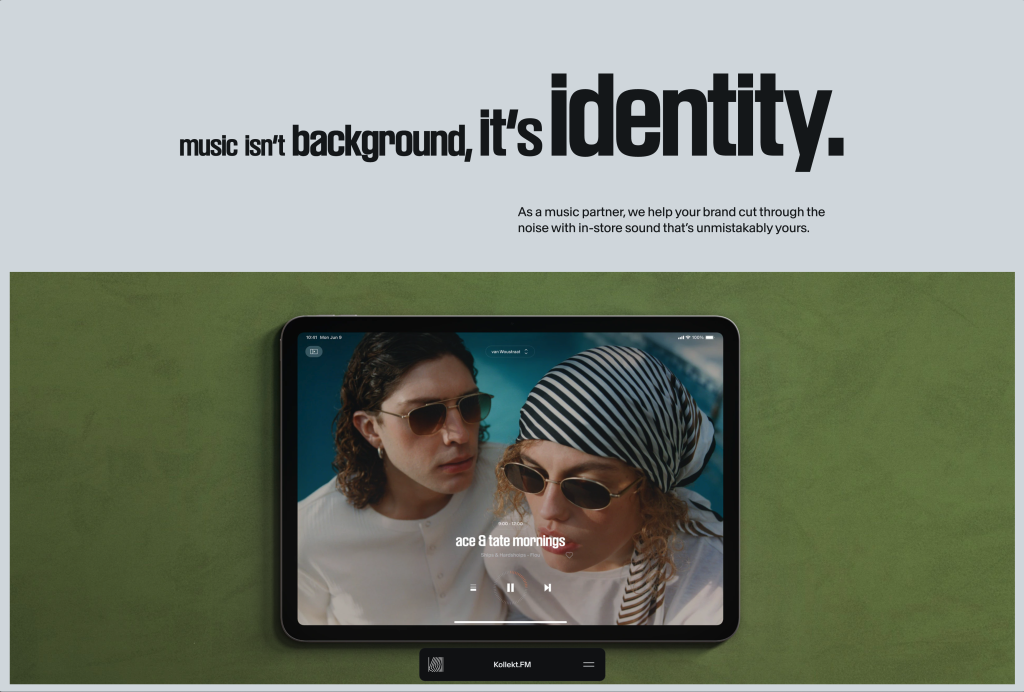 Kollekt.FM – Community, Partnerships, Workplace Experience, Musik, Playlists