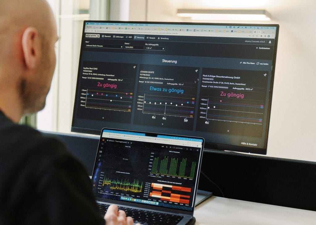 Hoang arbeitet bei alcemy und nutzt KI, um nachhaltigen Beton herzustellen. Innovation ist der Schlüssel zur Nachhaltigkeit.