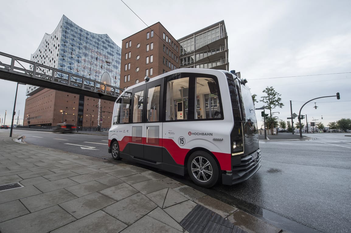 HafenCity Hamburg tested HEAT, the AI-driven sustainable transportation system.